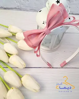 تل سر باریک ربان کالباسی طرح پاپیون