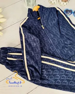 ست سویشرت و شلوار سرمه ای طرح دیور