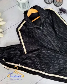 ست سویشرت و شلوار مشکی طرح دیور