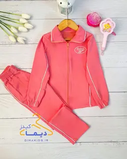 ست گرمکن شلوار ورزشی مرجانی طرح ریبوک