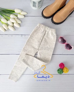 شلوار تک بافت طوسی طرح ستاره 