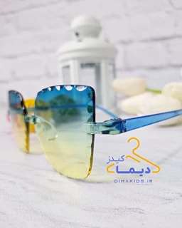 عینک آفتابی دخترانه رنگی طرح سایه روشن 