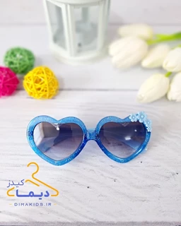 عینک آفتابی دخترانه طرح قلبی شکوفه دار