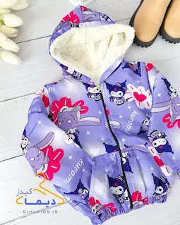 کاپشن داخل خز سوسنی طرح کرومی