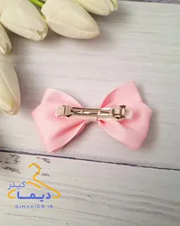 گلسر دخترونه صورتی طرح پاپیون ایلدا