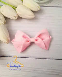 گلسر دخترونه صورتی طرح پاپیون ایلدا