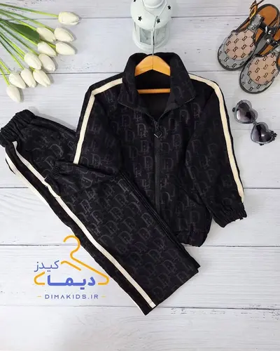 ست سویشرت و شلوار مشکی طرح دیور