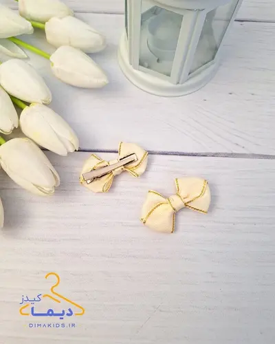 گلسر دو قلو نباتی طرح پاپیون سایز کوچک